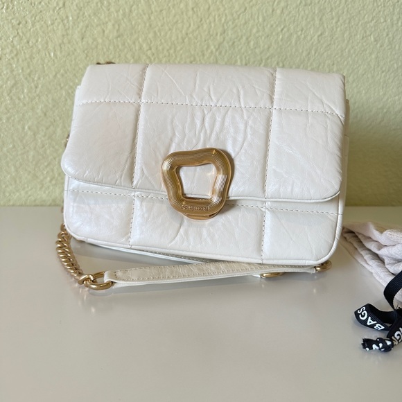 Songmont Handbags - Songmont Small Chocolate Bag - White